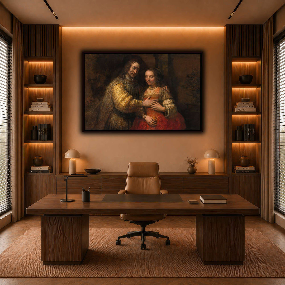 Isaac-and-Rebecca-Known-as-The-Jewish-Bride_Rembrandt-van-Rijn warm-office