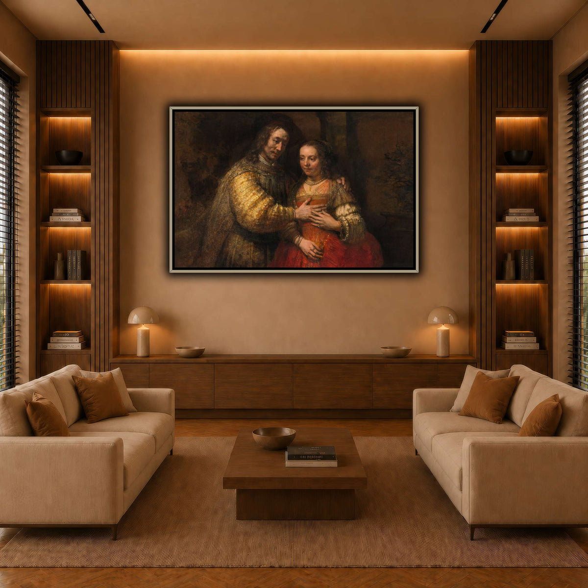 Isaac-and-Rebecca-Known-as-The-Jewish-Bride_Rembrandt-van-Rijn warm-living-room