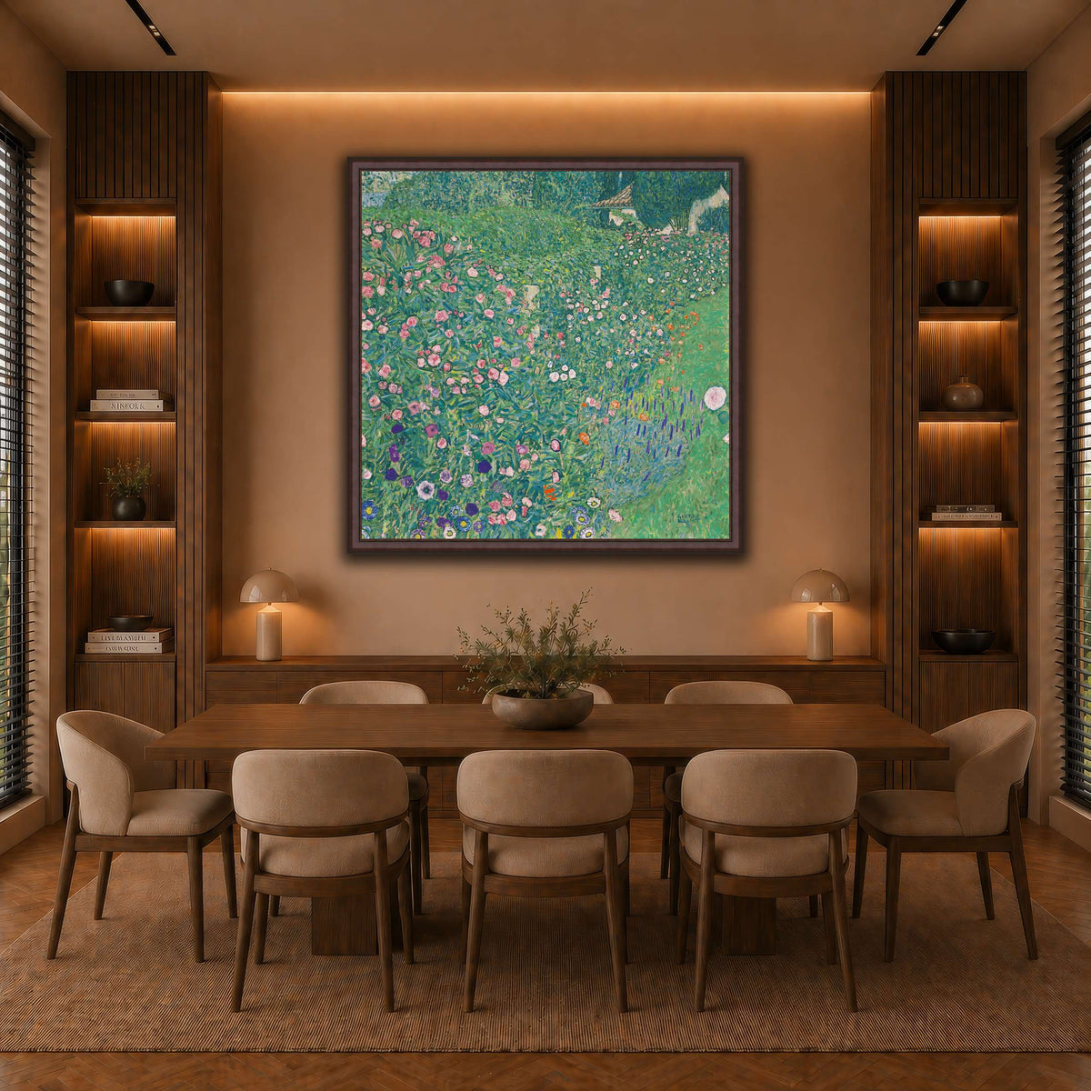 Italienische_Gartenlandschaft_(Klimt) warm-dining room