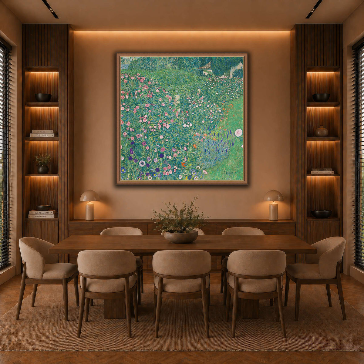 Italienische_Gartenlandschaft_(Klimt) warm-dining room