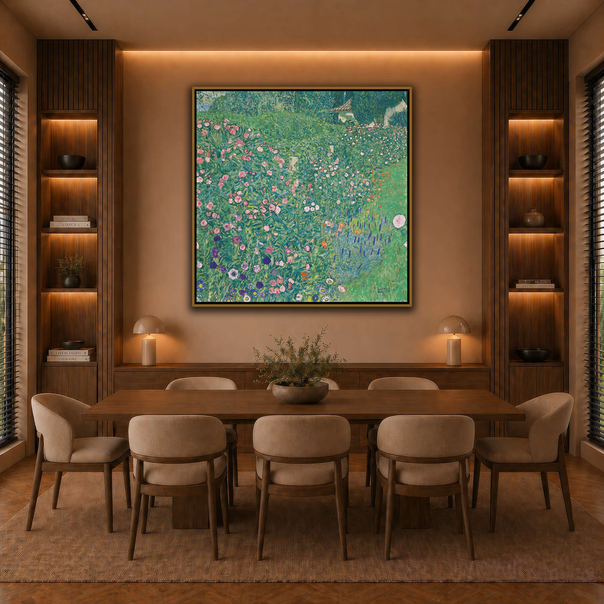 Italienische_Gartenlandschaft_(Klimt) warm-dining room