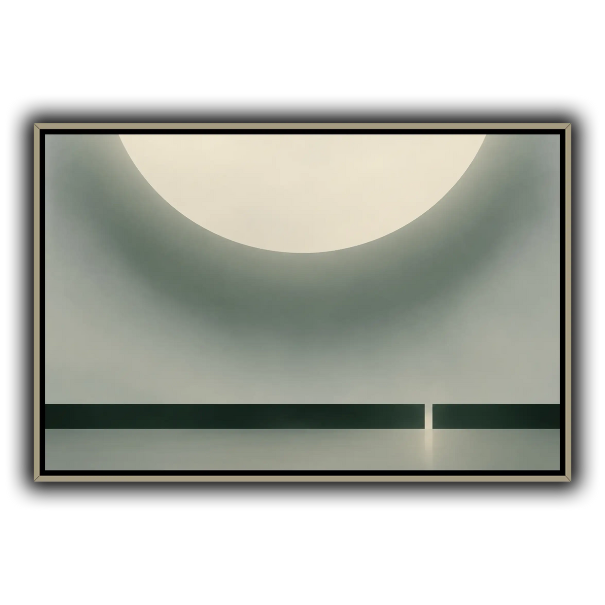Ivory Lunar Arc in Fog-7
