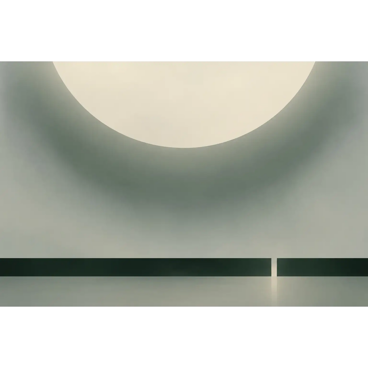 Ivory Lunar Arc in Fog-7