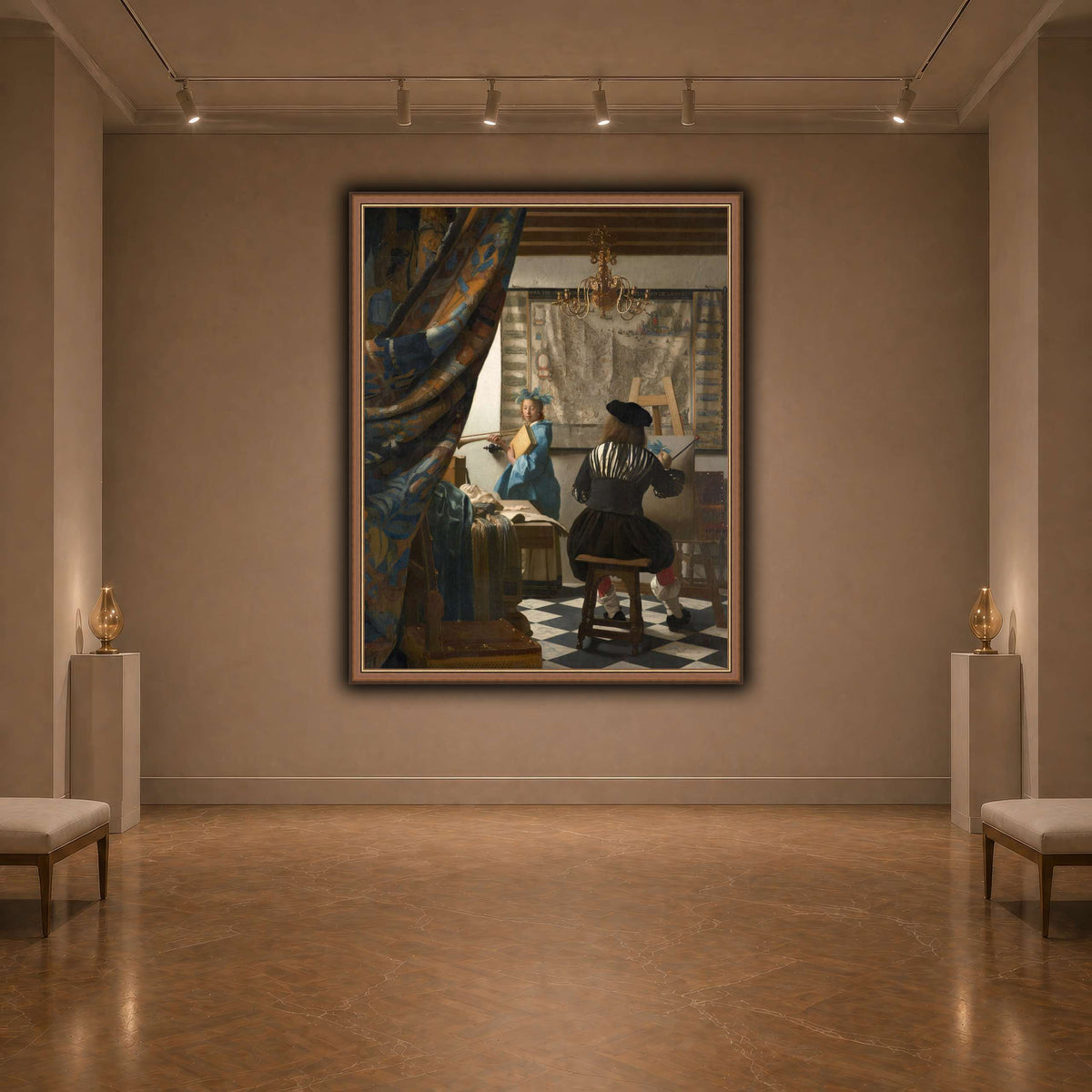 Jan_Vermeer_-_The_Art_of_Painting_ dark neutral-agallery