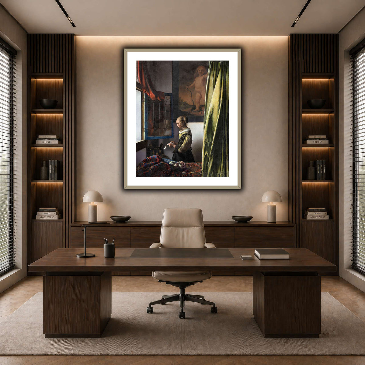 Jan_Vermeer_van_Delft_-_Brieflezend_meisje_bij_het_venster_ dark neutral-office