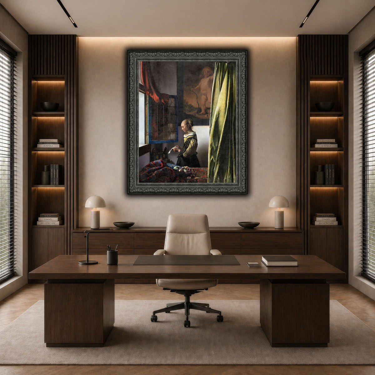 Jan_Vermeer_van_Delft_-_Brieflezend_meisje_bij_het_venster_ dark neutral-office