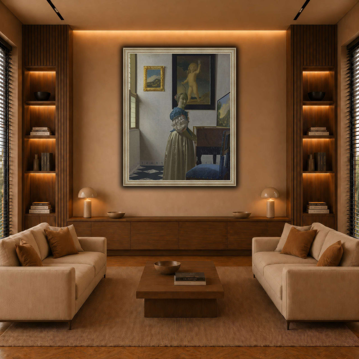 Jan_Vermeer_van_Delft_-_Lady_Standing_at_a_Virginal warm-living-room