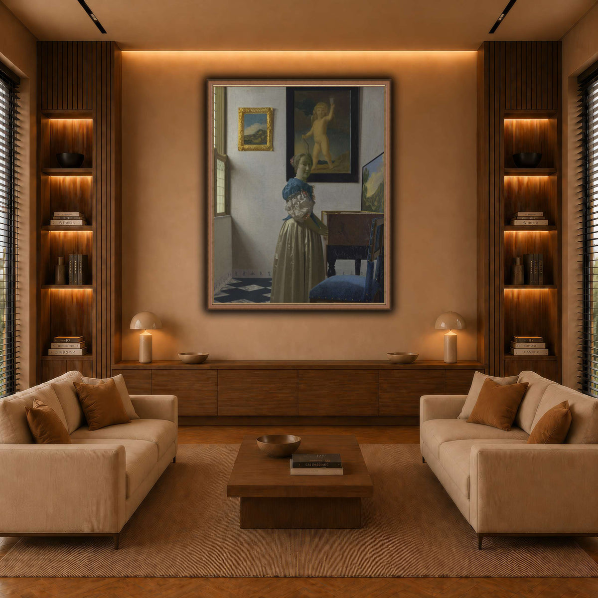 Jan_Vermeer_van_Delft_-_Lady_Standing_at_a_Virginal warm-living-room