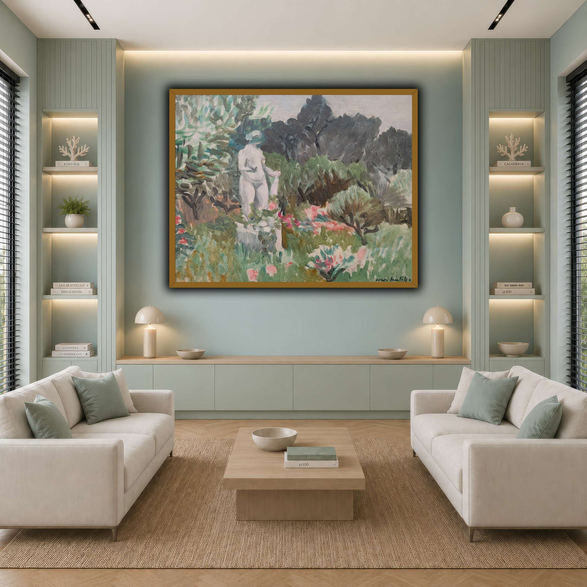 Jardin_de_Renoir_à_Cagnes_Henri_Matisse cool-living room