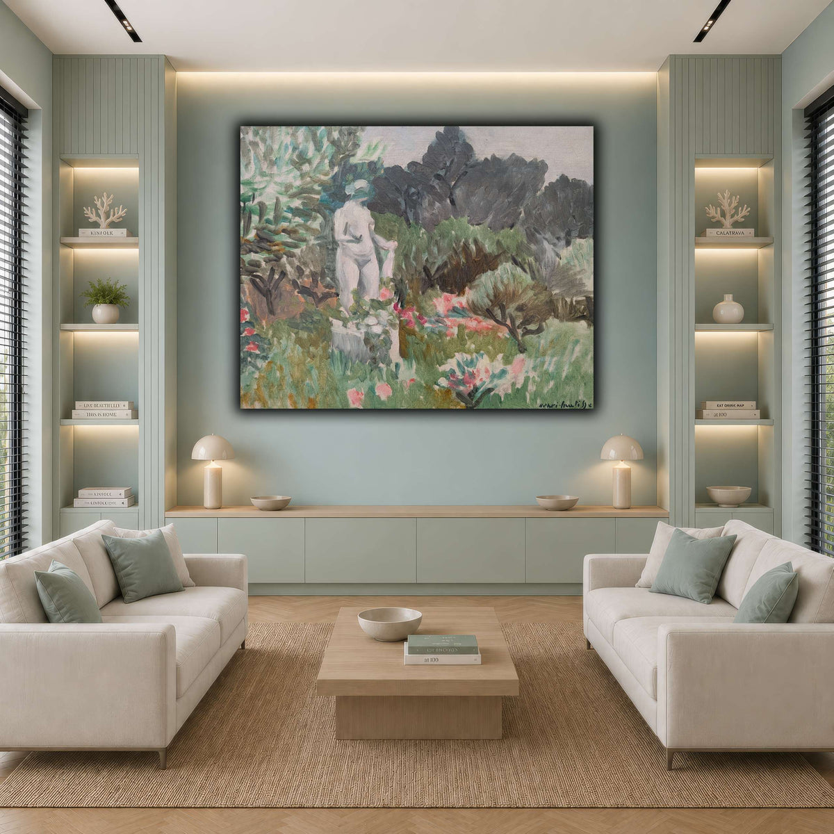 Jardin_de_Renoir_à_Cagnes_Henri_Matisse cool-living room