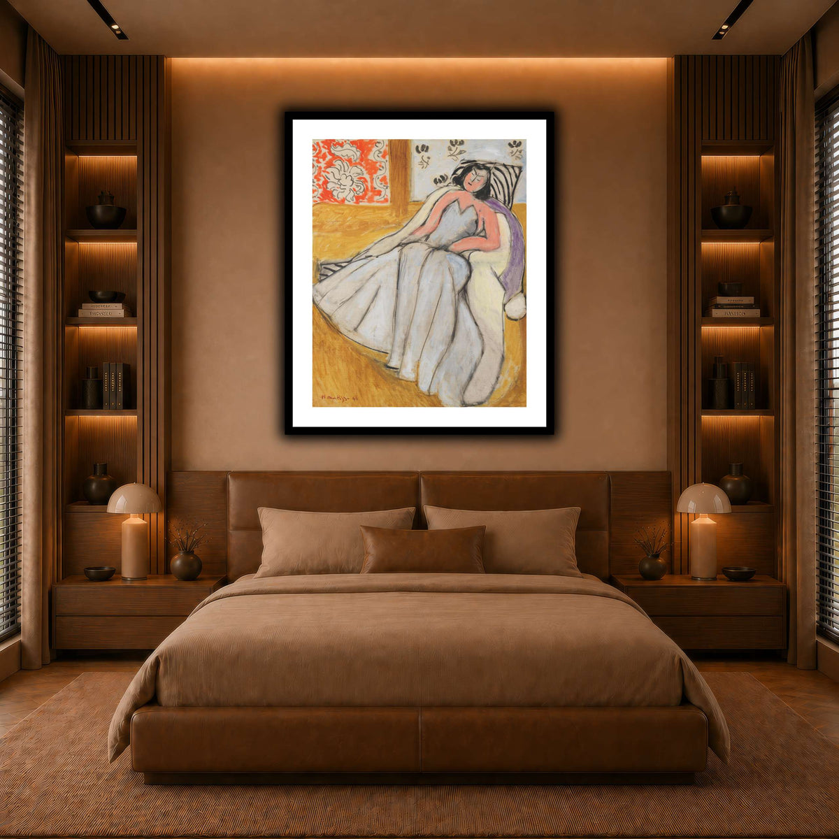 Jeune_Femme_à_la_pelisse_blanche_Henri_Matisse warm-bedroom