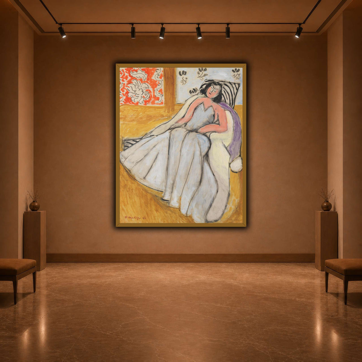 Jeune_Femme_à_la_pelisse_blanche_Henri_Matisse warm-agallery