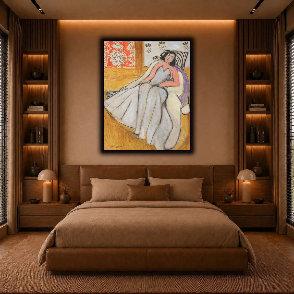 Jeune_Femme_à_la_pelisse_blanche_Henri_Matisse warm-bedroom