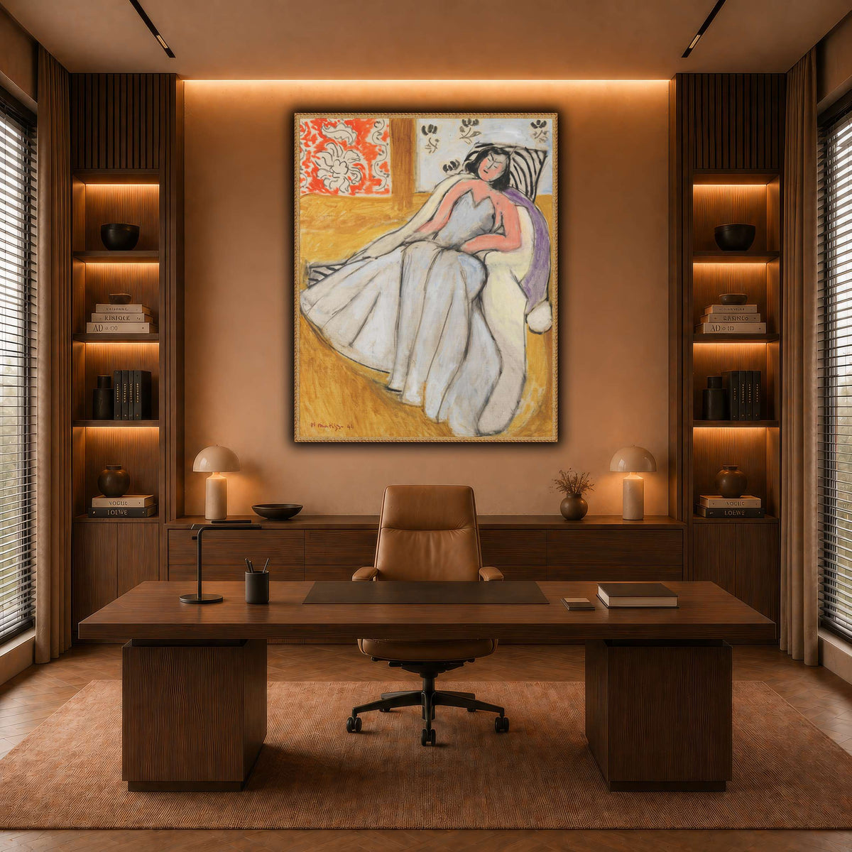 Jeune_Femme_à_la_pelisse_blanche_Henri_Matisse warm-office