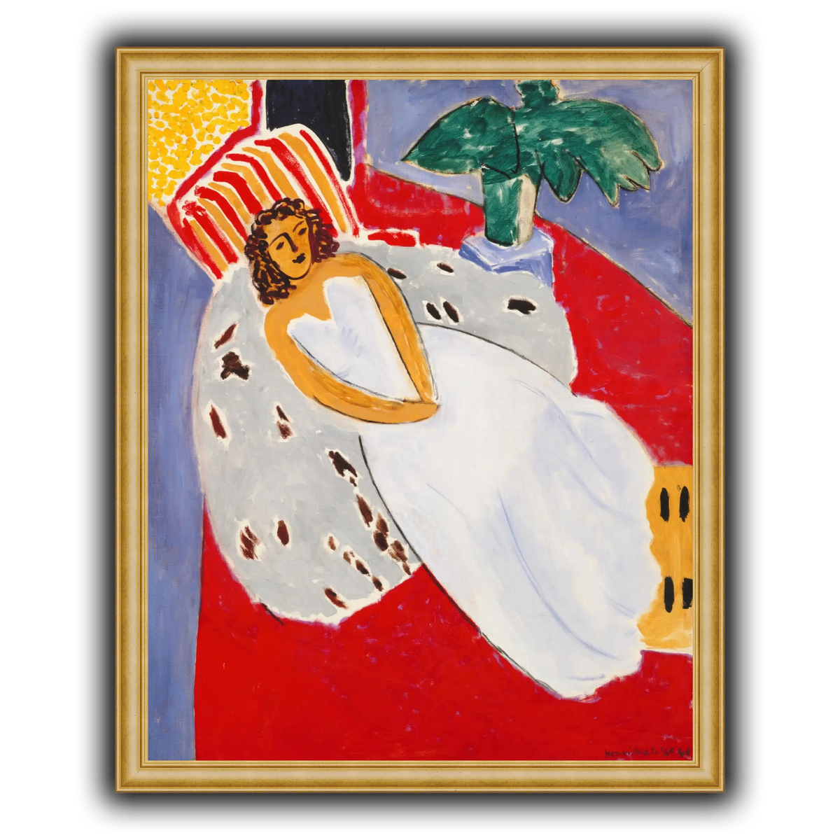 Jeune_Femme_en_blanc,_fond_rouge_Henri_Matisse