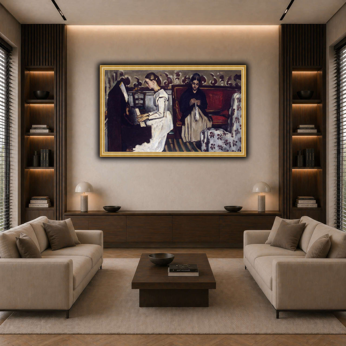 Jeune_Fille_au_piano_Paul_Cezanne dark neutral-living room