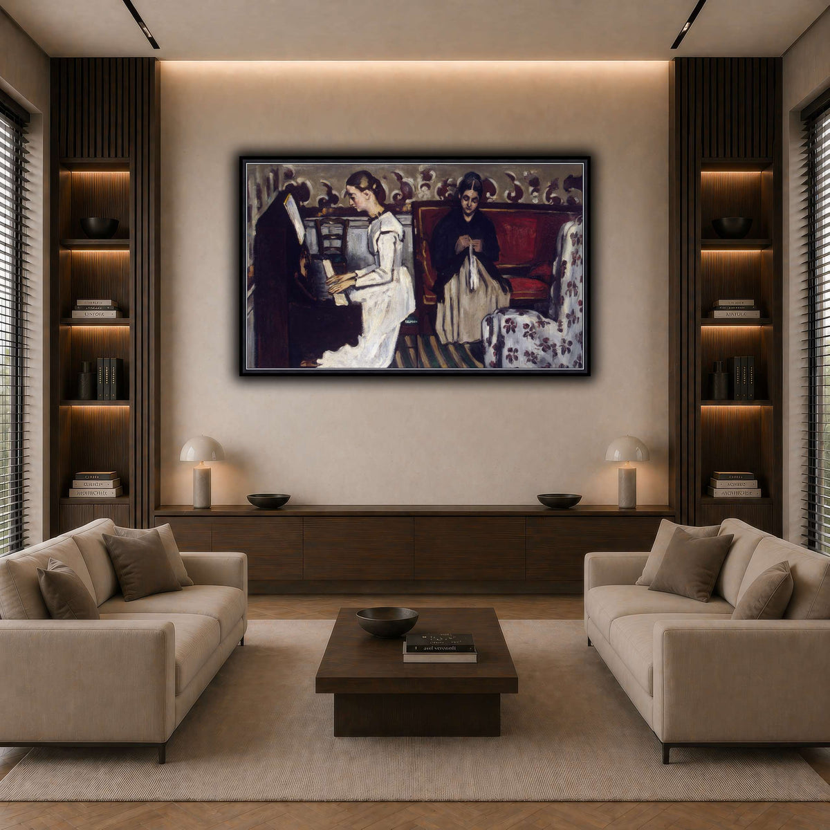 Jeune_Fille_au_piano_Paul_Cezanne dark neutral-living room
