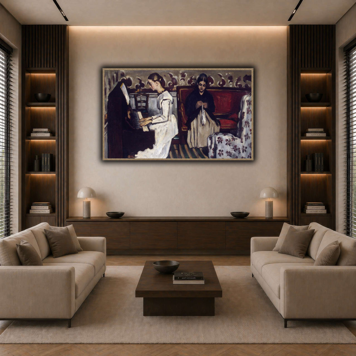Jeune_Fille_au_piano_Paul_Cezanne dark neutral-living room