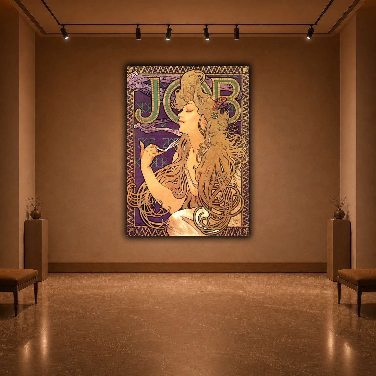 Job_Cigarettes_Alphonse_Mucha warm-agallery