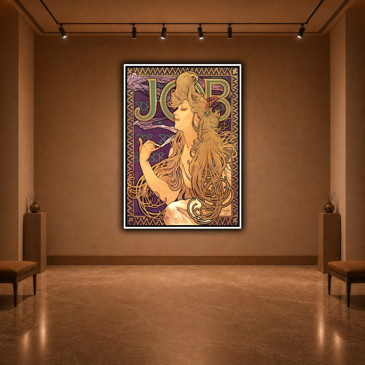 Job_Cigarettes_Alphonse_Mucha warm-agallery