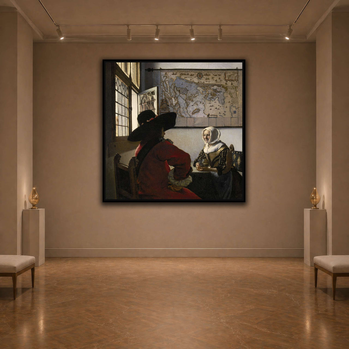 Johannes_Vermeer_-_De_Soldaat_en_het_Lachende_Meisje dark neutral-agallery