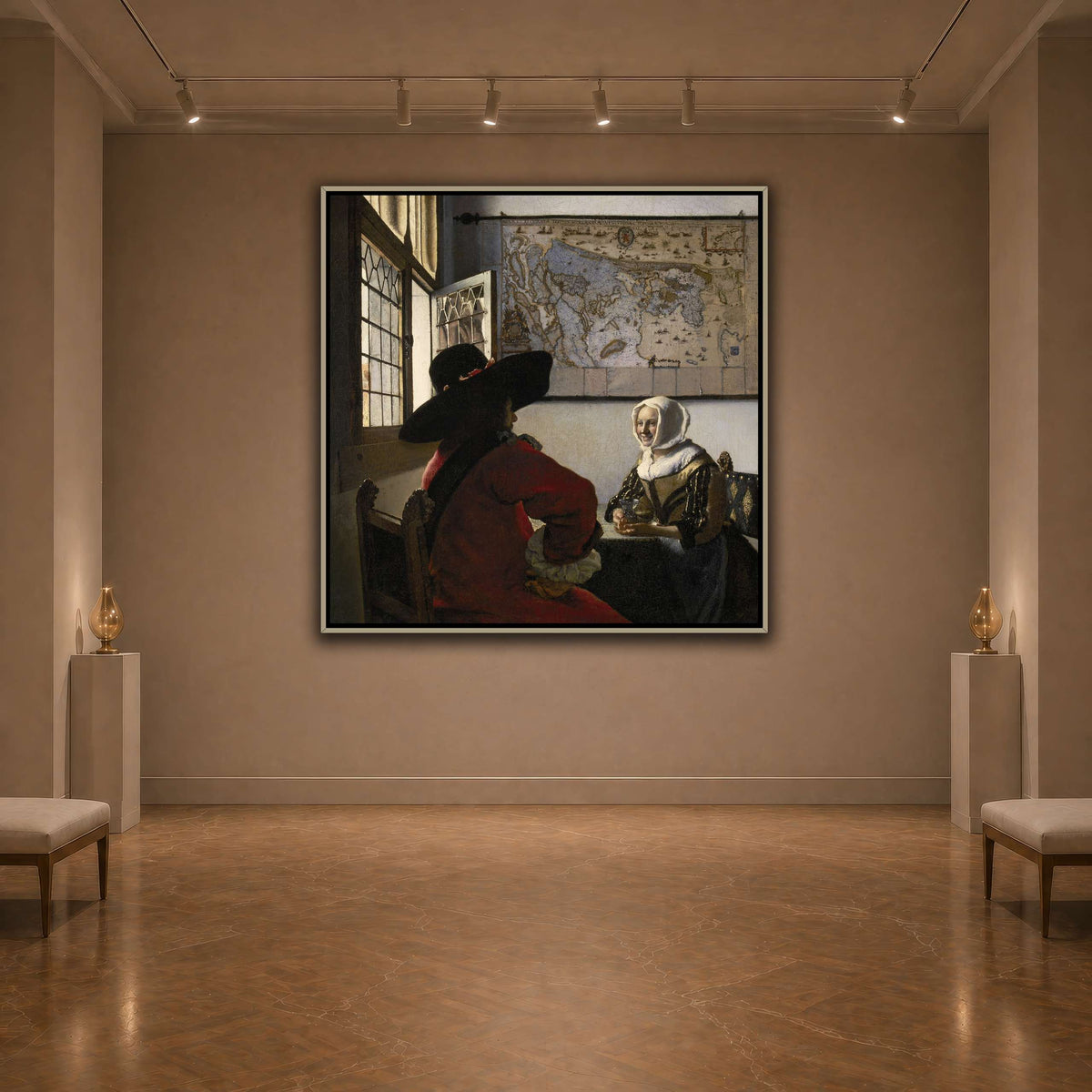 Johannes_Vermeer_-_De_Soldaat_en_het_Lachende_Meisje dark neutral-agallery