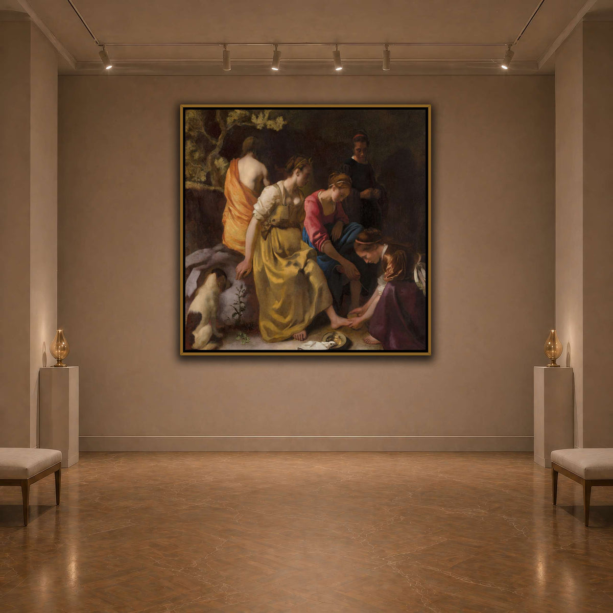 Johannes_Vermeer_-_Diana_and_her_Nymphs dark neutral-agallery