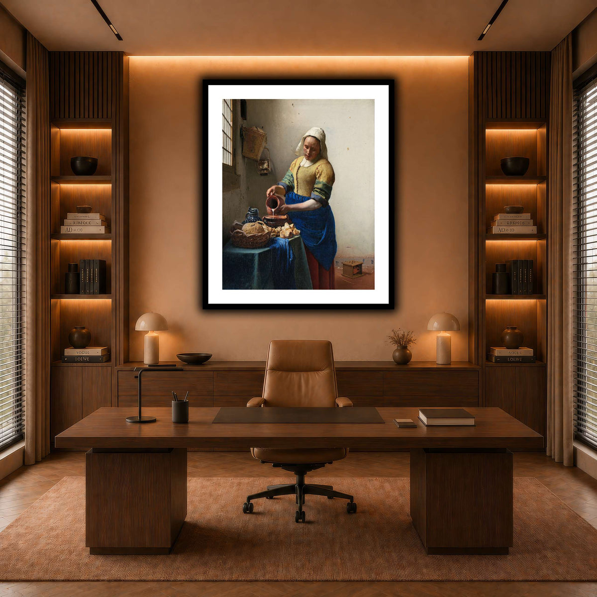 Johannes_Vermeer_-_Het_melkmeisje warm-office