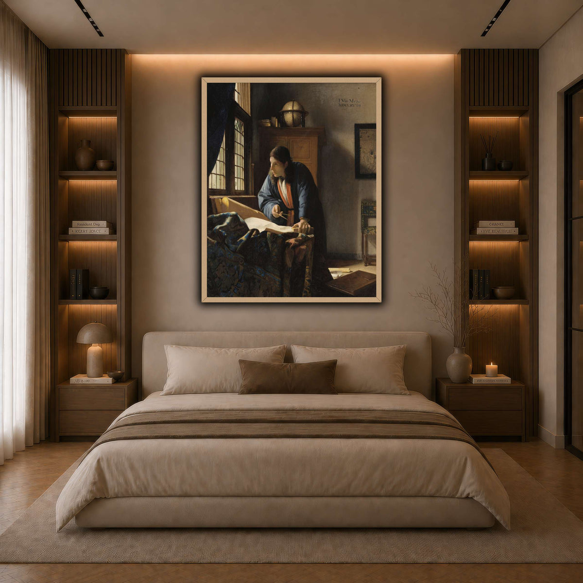 Johannes_Vermeer_-_The_Geographer dark neutral-bedroom
