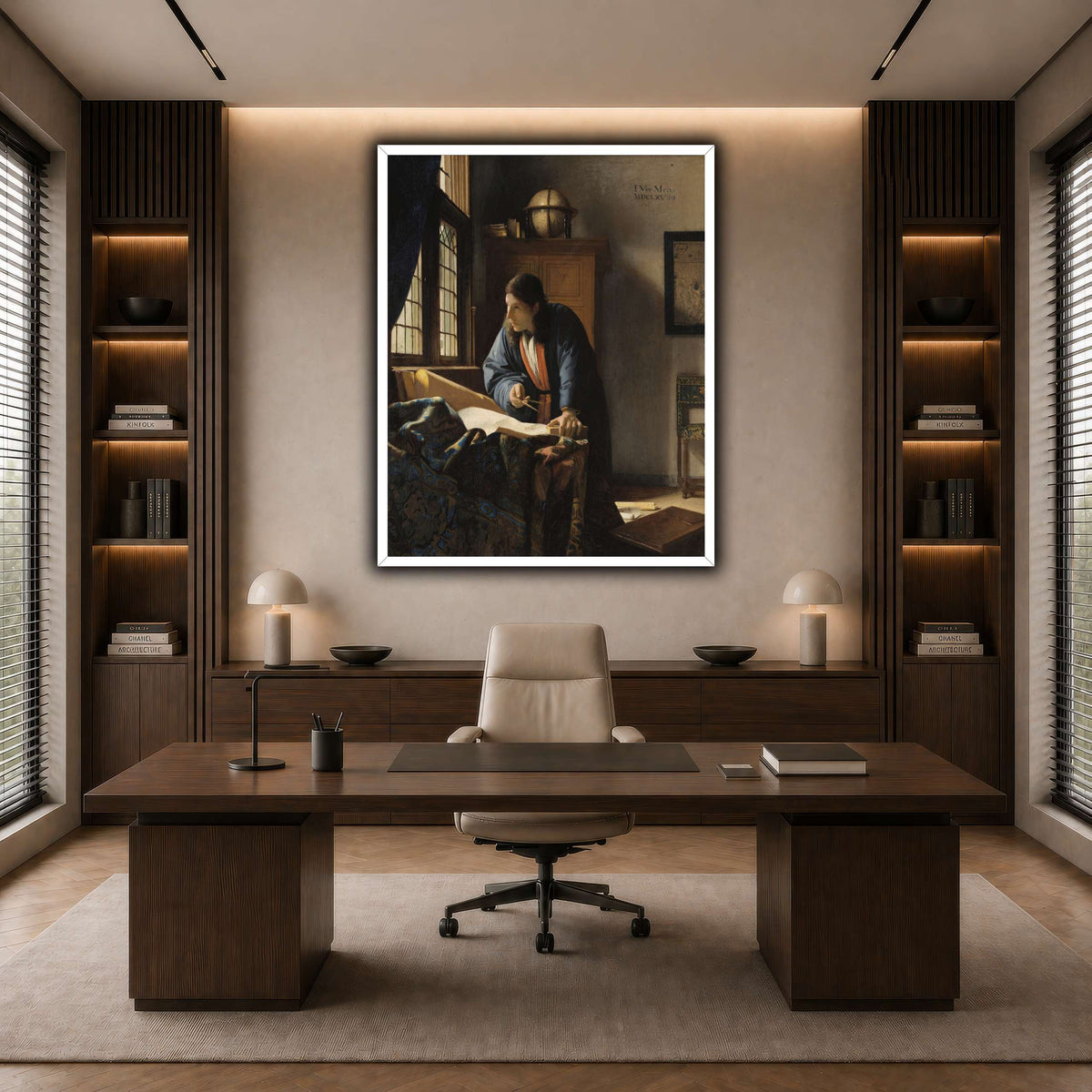 Johannes_Vermeer_-_The_Geographer dark neutral-office