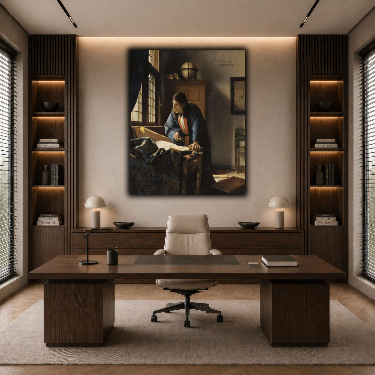 Johannes_Vermeer_-_The_Geographer dark neutral-office