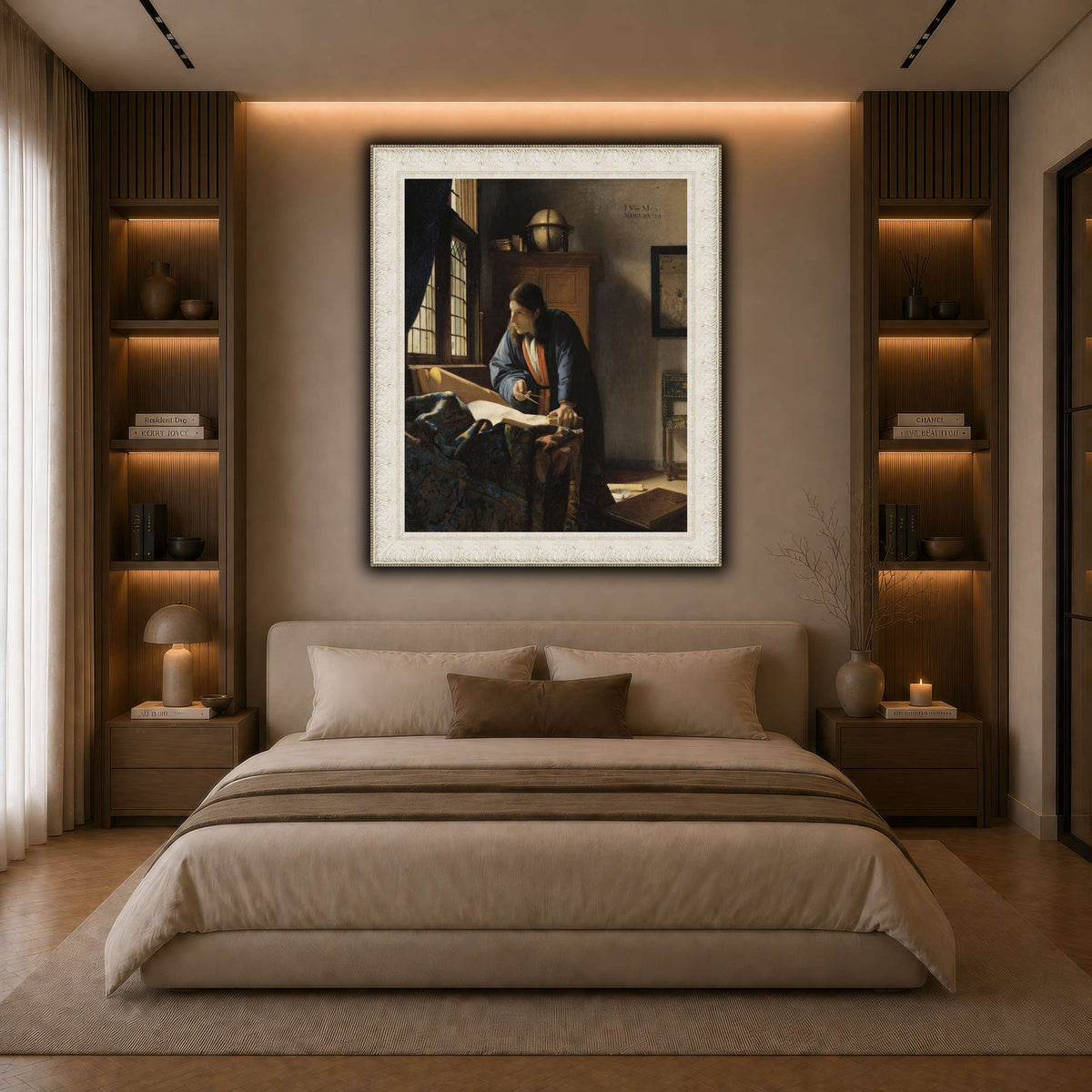 Johannes_Vermeer_-_The_Geographer dark neutral-bedroom