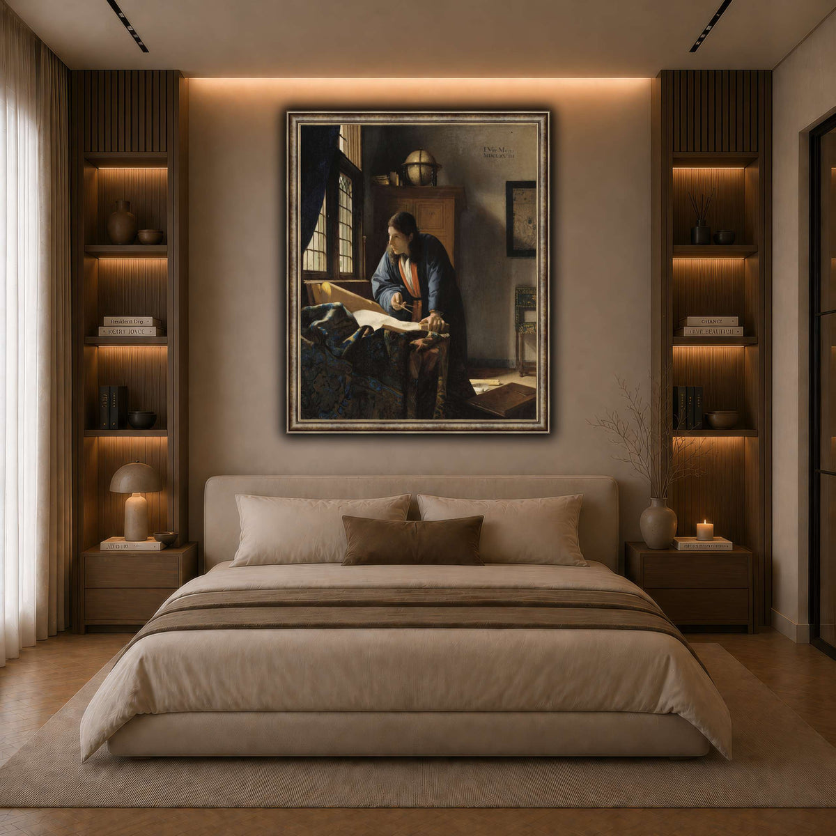 Johannes_Vermeer_-_The_Geographer dark neutral-bedroom