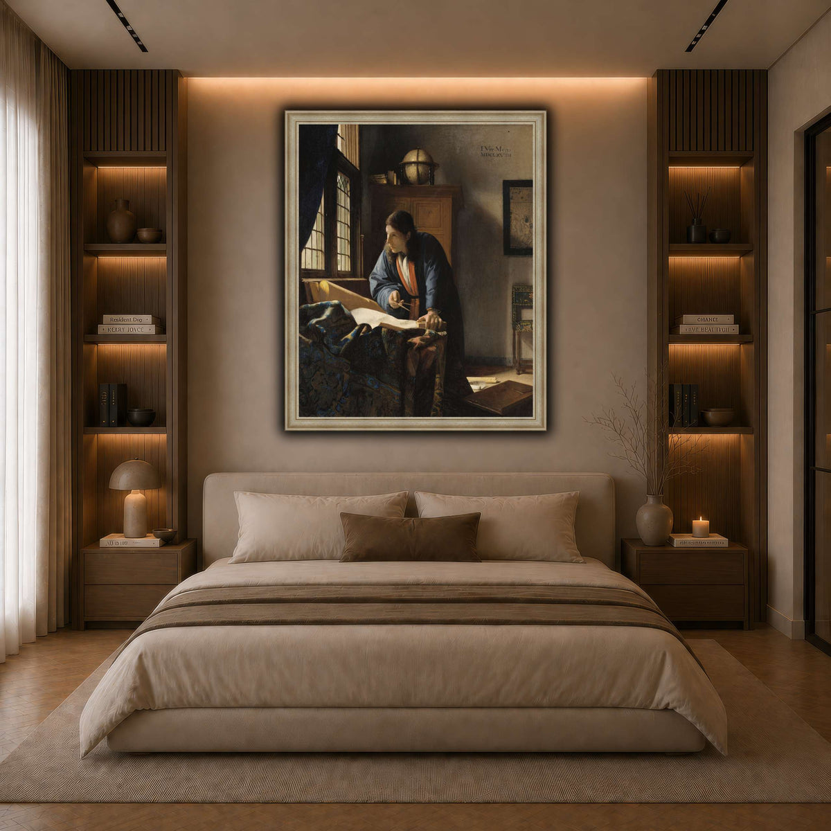 Johannes_Vermeer_-_The_Geographer dark neutral-bedroom