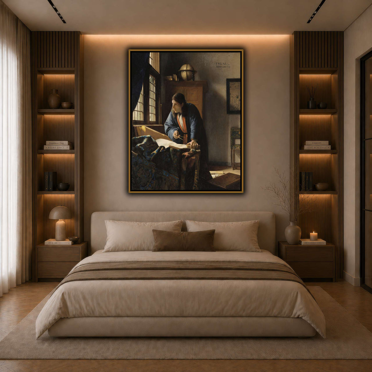 Johannes_Vermeer_-_The_Geographer dark neutral-bedroom