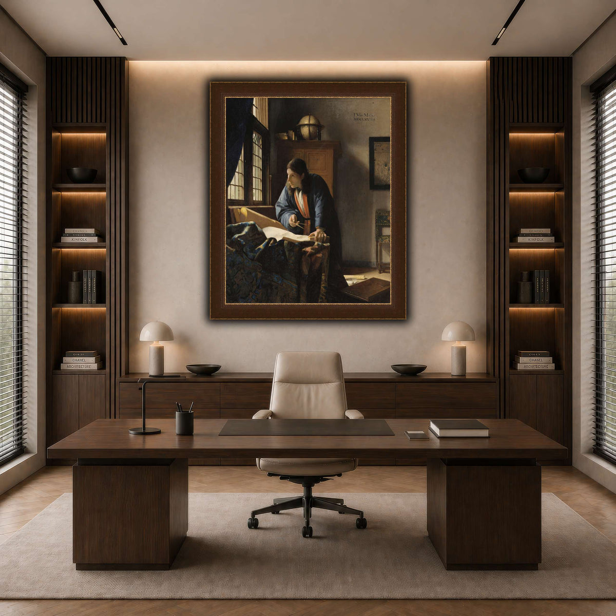 Johannes_Vermeer_-_The_Geographer dark neutral-office