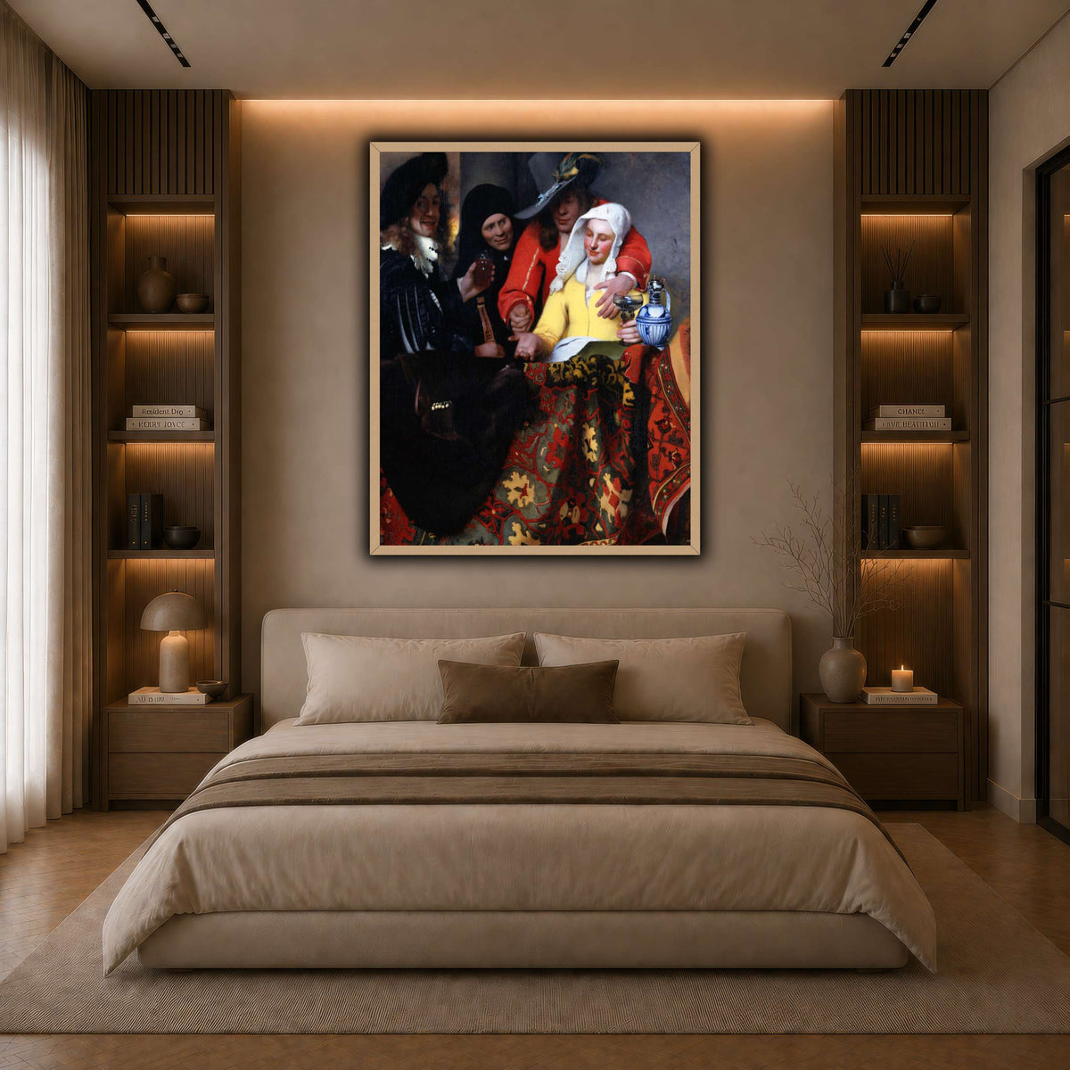 Johannes_Vermeer_-_The_Procuress dark neutral-bedroom