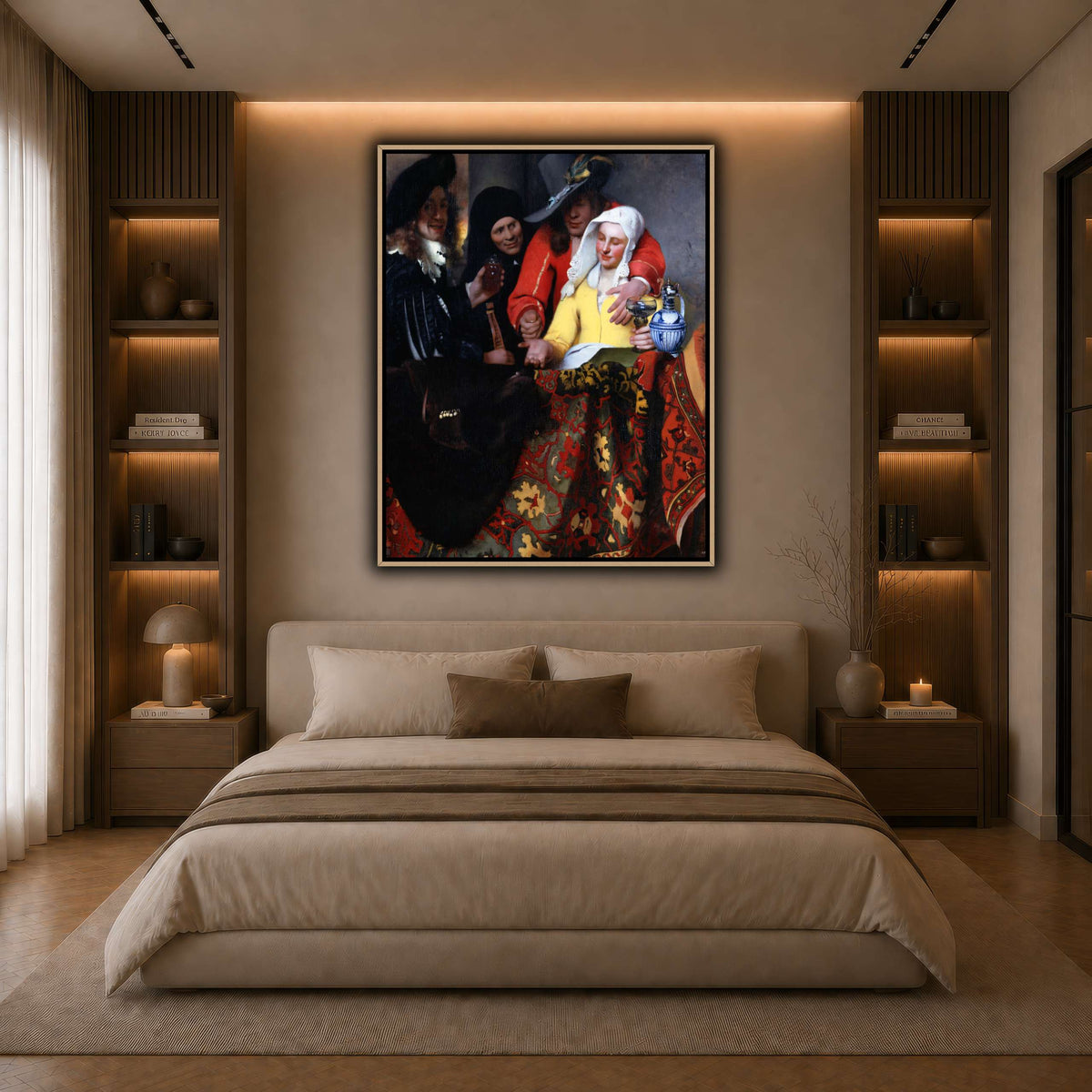 Johannes_Vermeer_-_The_Procuress dark neutral-bedroom
