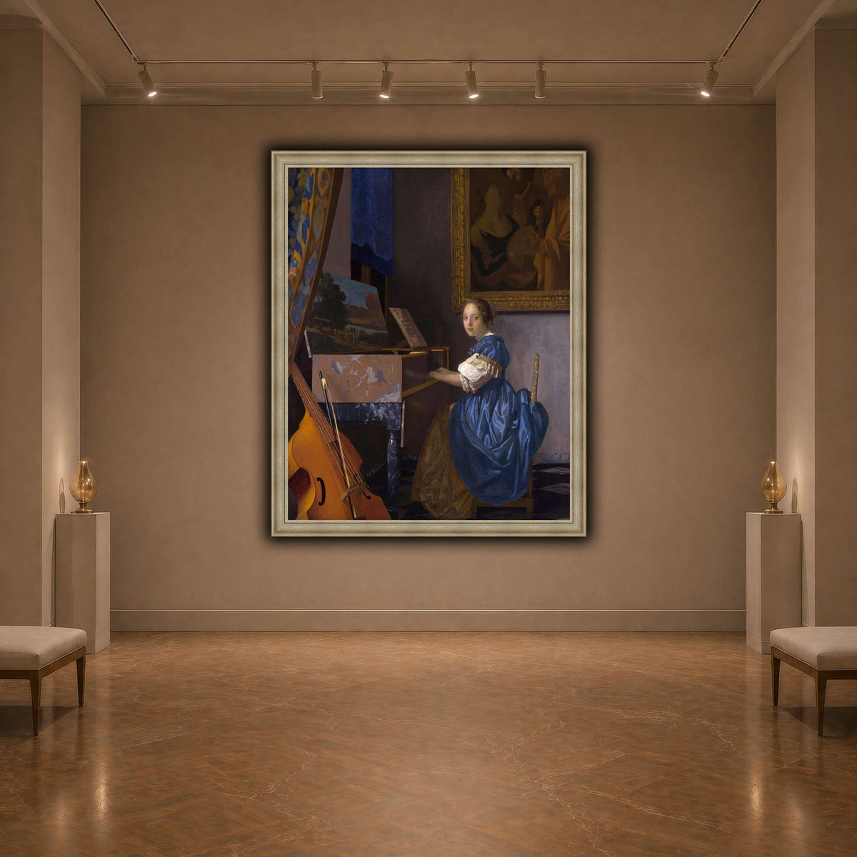 Johannes_Vermeer_-_Zittende_Klavecimbelspeelster dark neutral-agallery
