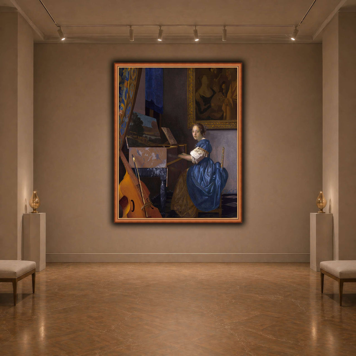 Johannes_Vermeer_-_Zittende_Klavecimbelspeelster dark neutral-agallery