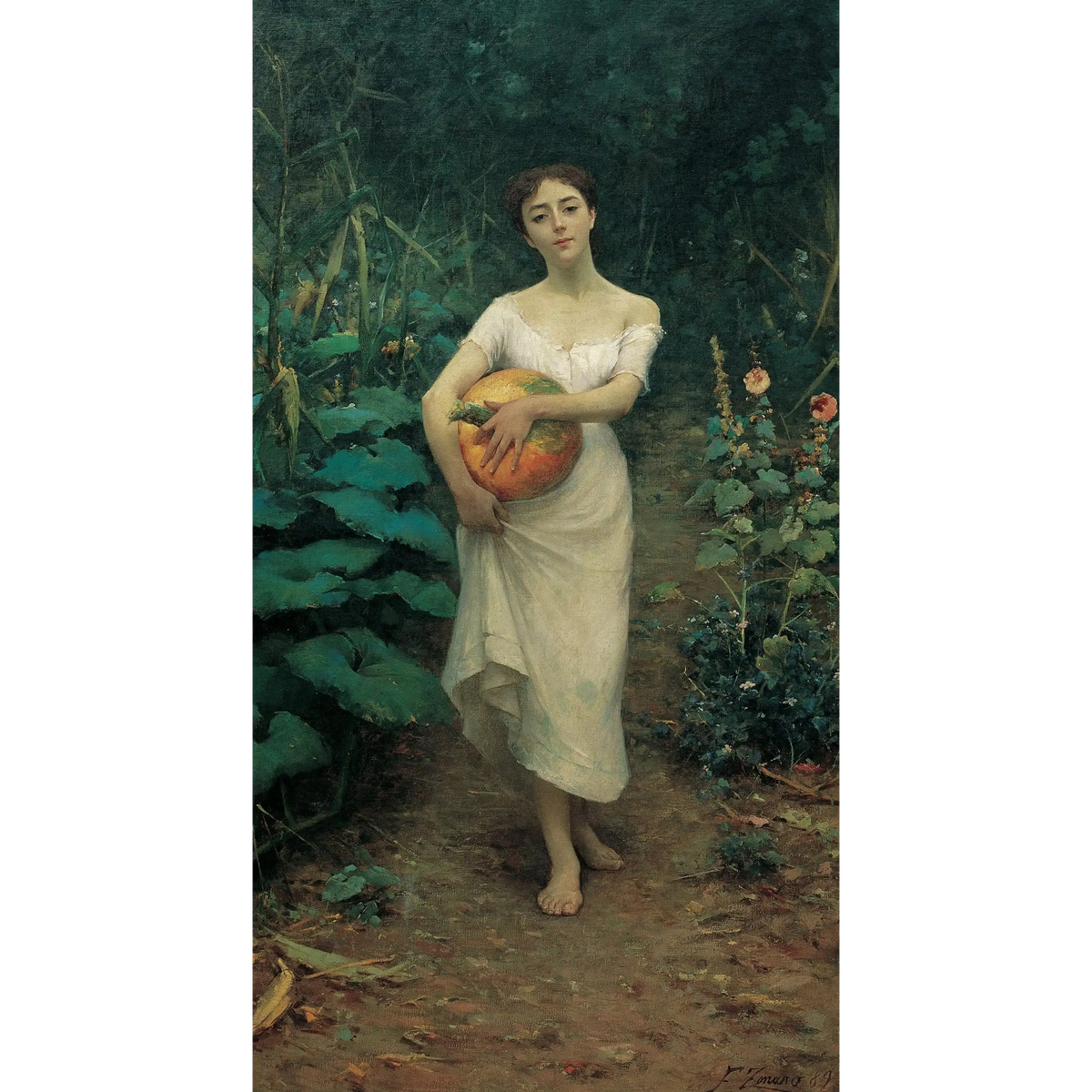 Kabak_Taşıyan_Genç_Kız_Fausto_Zonaro