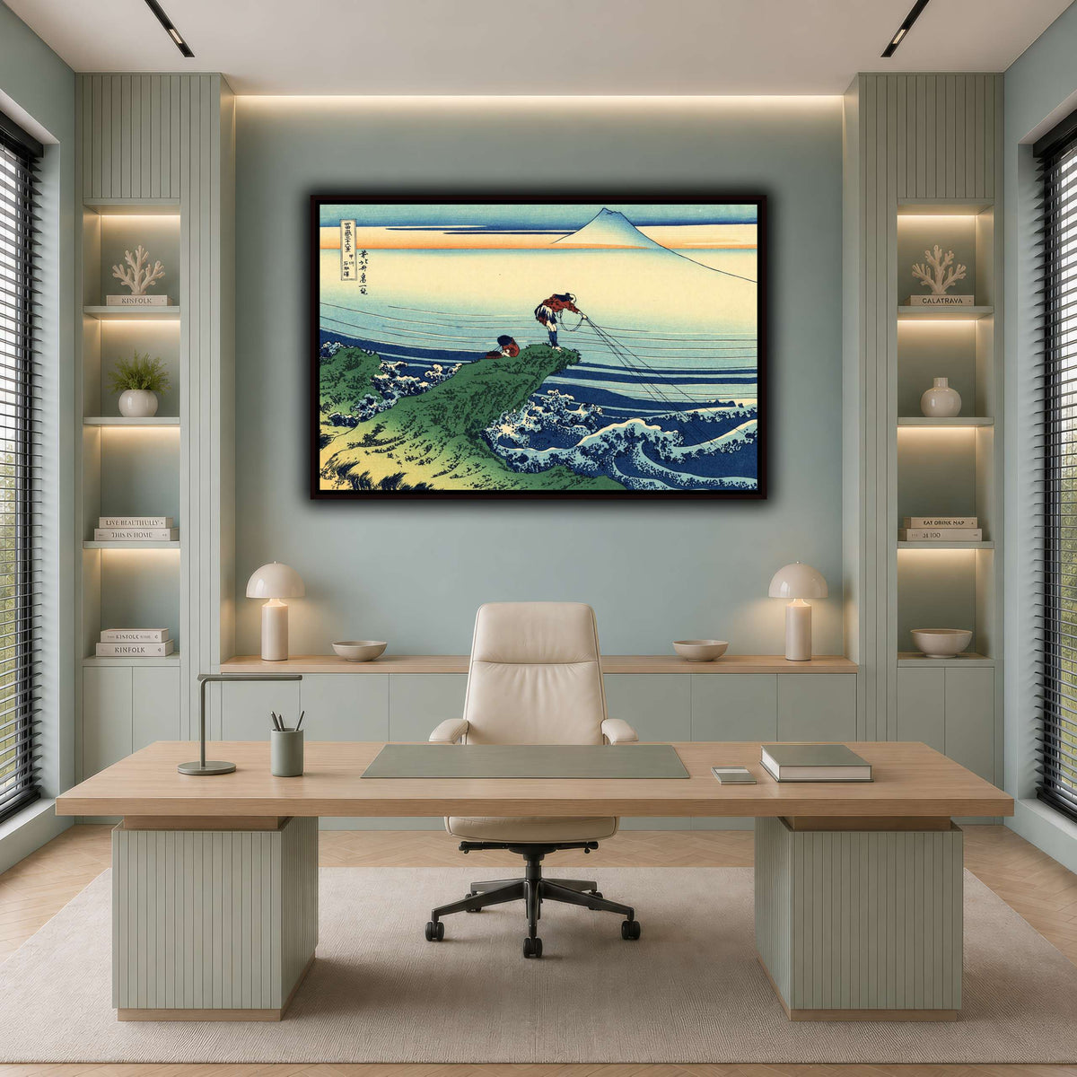 Kajikazawa_in_Kai_province_Katsushika Hokusai cool-office