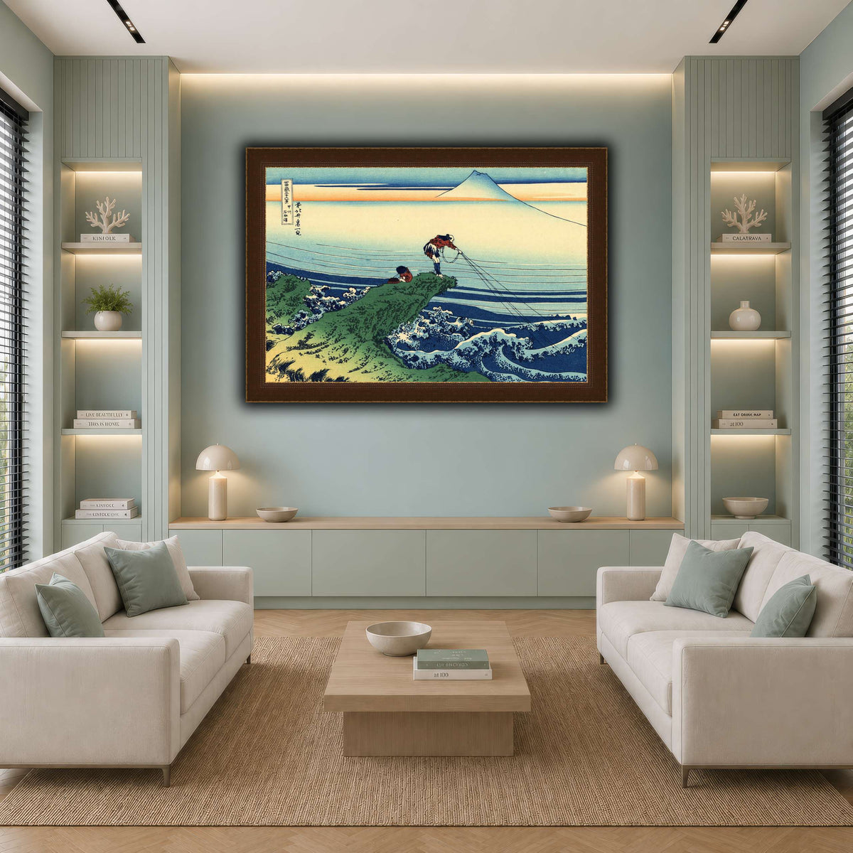Kajikazawa_in_Kai_province_Katsushika Hokusai cool-living room