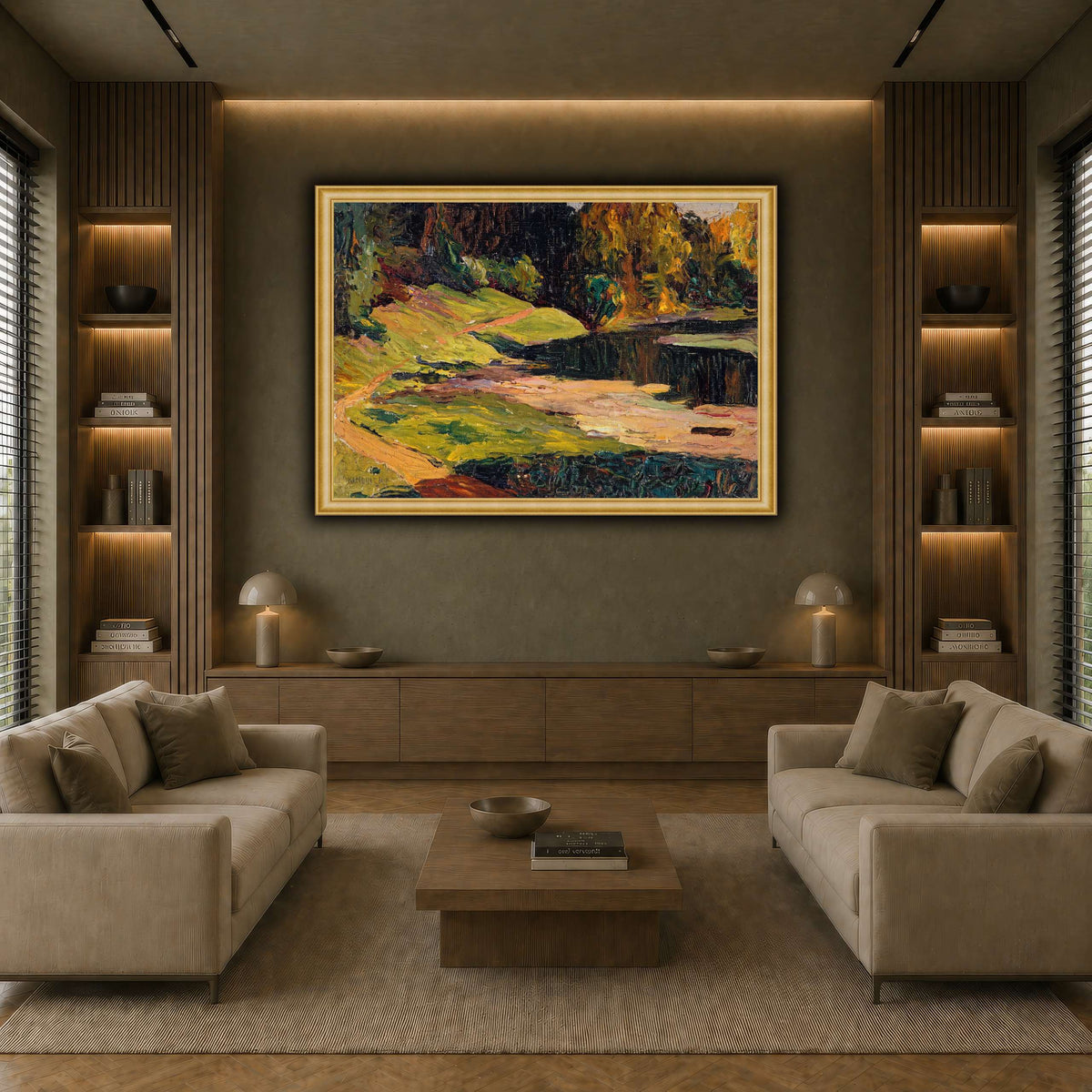 Kandinsky_-_Akhtyrka,_Park,_vers_1901_-_1903 earth-living room
