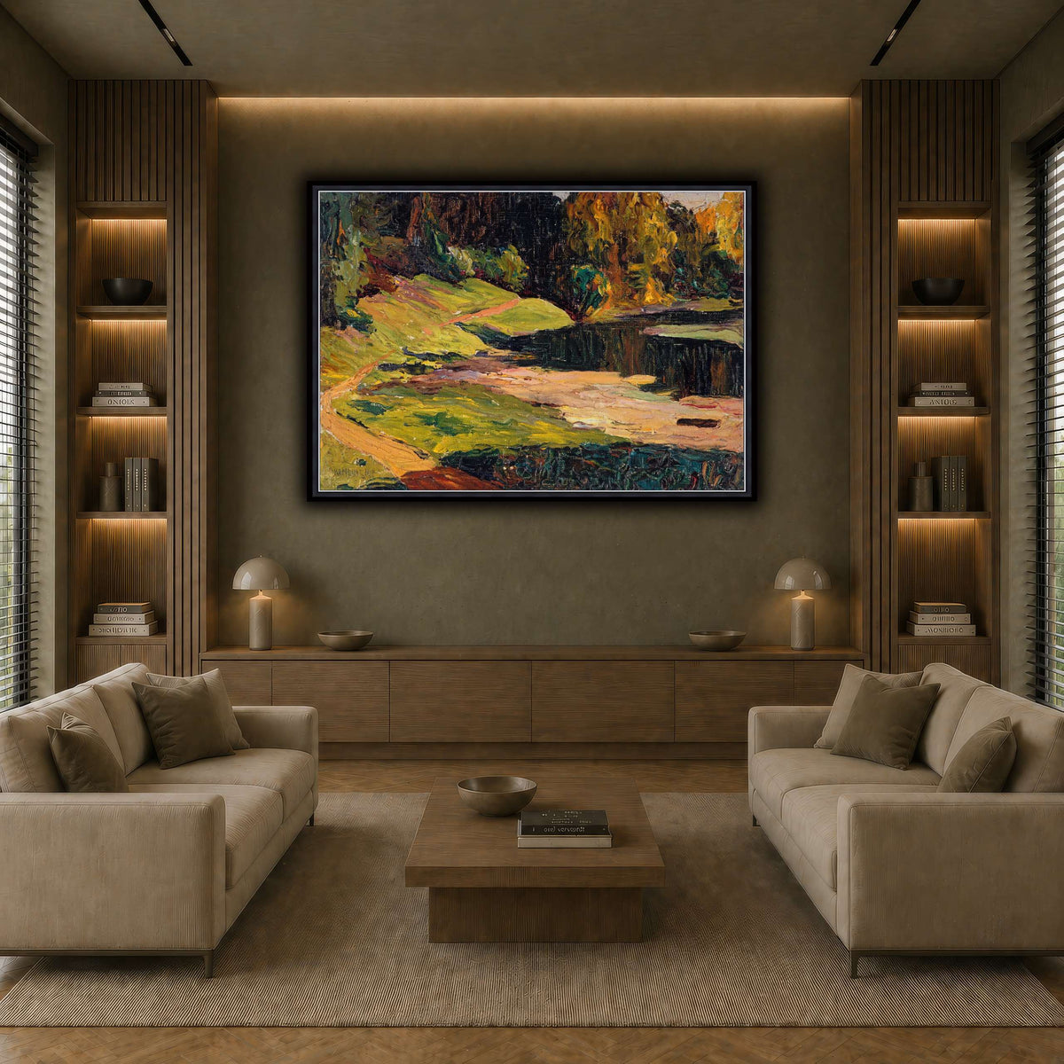 Kandinsky_-_Akhtyrka,_Park,_vers_1901_-_1903 earth-living room