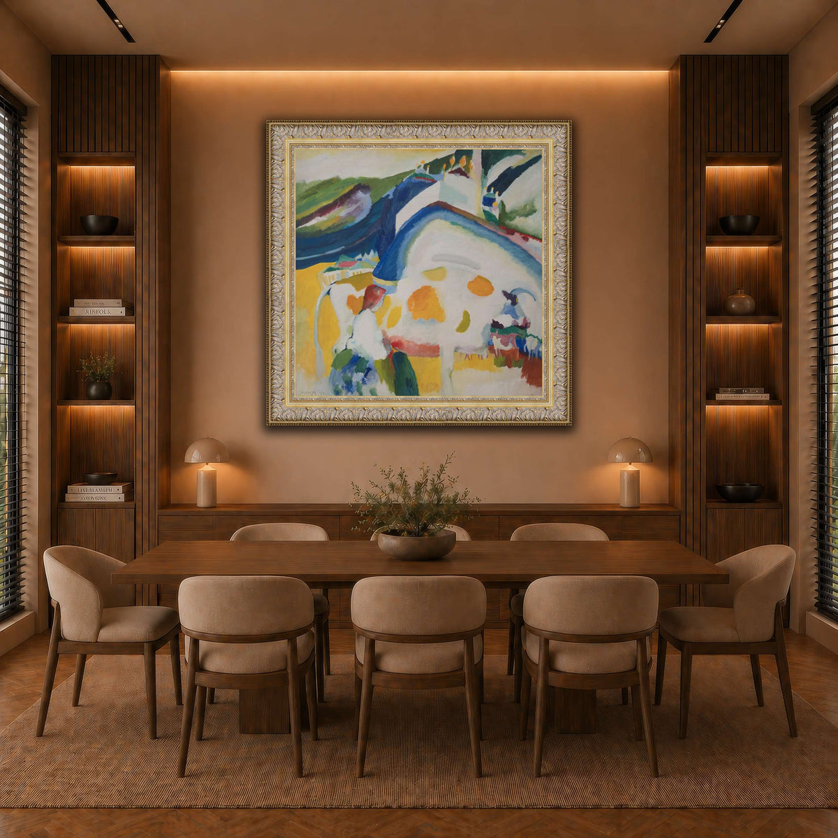 Kandinsky_-_Die_Kuh_PA291123 warm-dining room