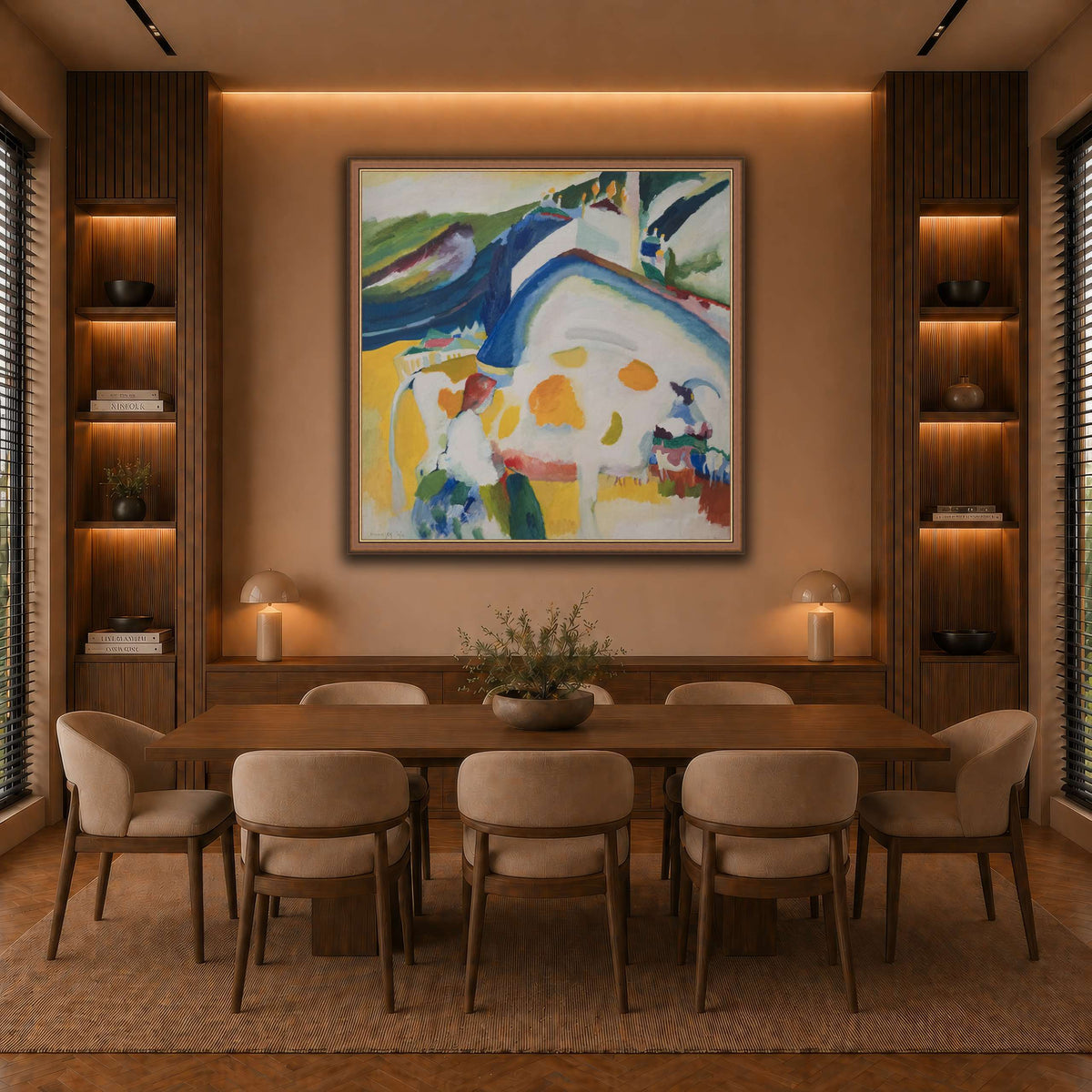 Kandinsky_-_Die_Kuh_PA291123 warm-dining room