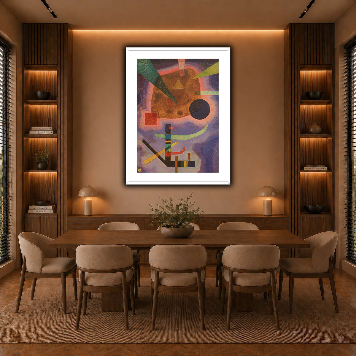 Kandinsky_-_Drei_Elemente_(1925) warm-dining room