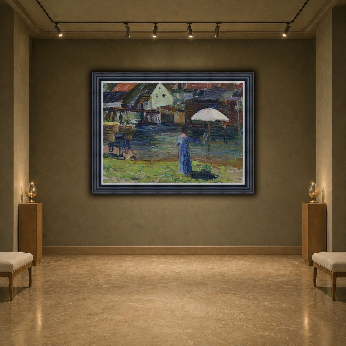 Kandinsky_-_Gabriele_Münter_beim_Malen_in_Kallmünz earth-agallery