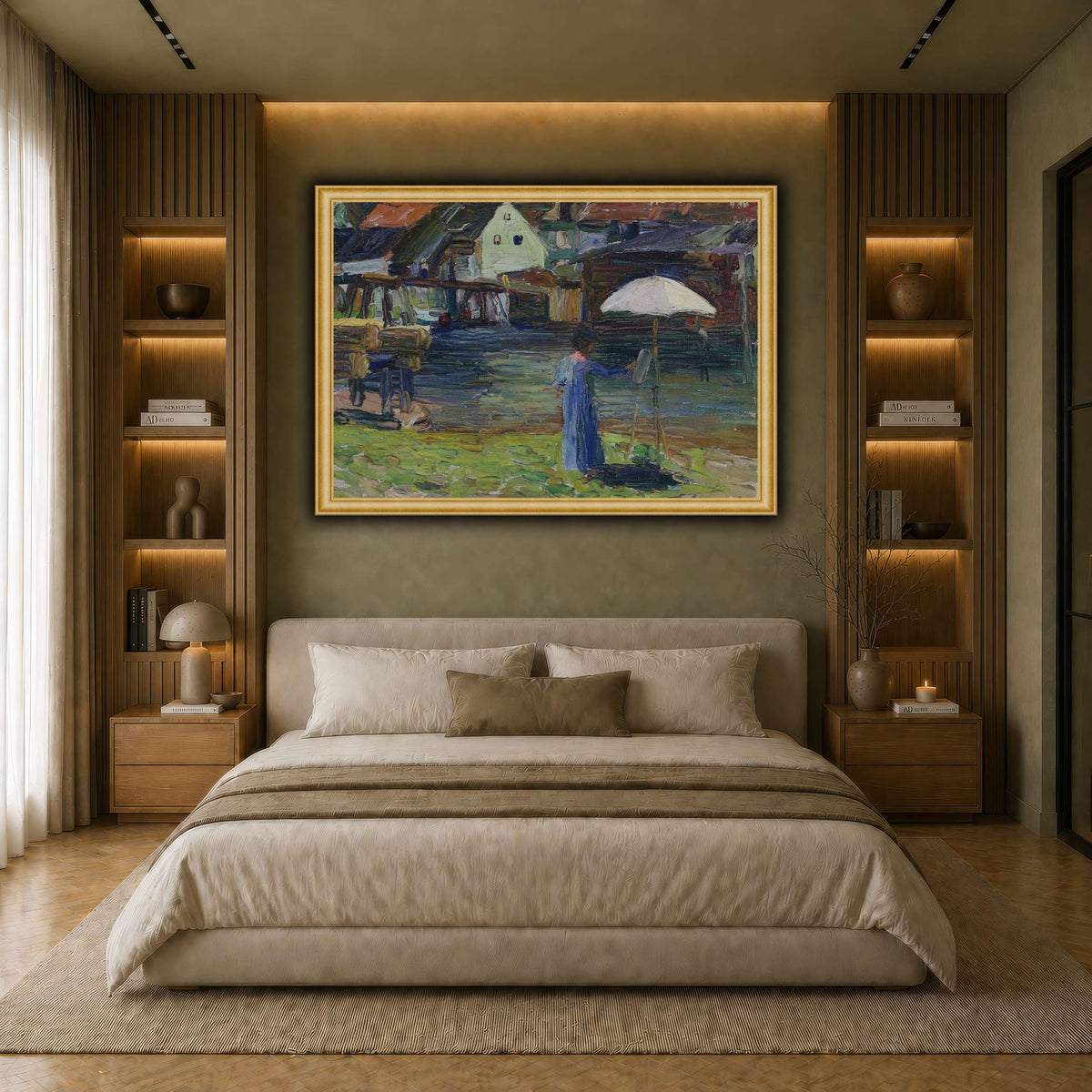 Kandinsky_-_Gabriele_Münter_beim_Malen_in_Kallmünz earth-bedroom